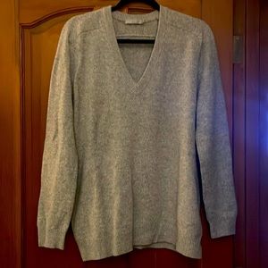 VINCE - Wool/cashmere gray v-neck women’s medium sweater